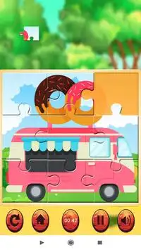 Kids Vehicle Jigsaw Puzzle Screen Shot 0