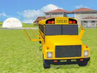 Flying School Bus simulator Screen Shot 6
