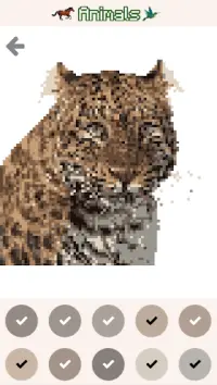 Animali Colore per numero - Animali pixel art Screen Shot 8