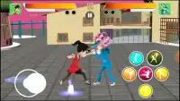 Super Girls Fight: a girl with a dress can fight Screen Shot 1