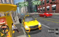सिटी टैक्सी ड्राइविंग गेम 2018: टैक्सी ड्राइवर मज़ Screen Shot 3