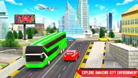 City Coach Bus Driving Sim 3D Screen Shot 1