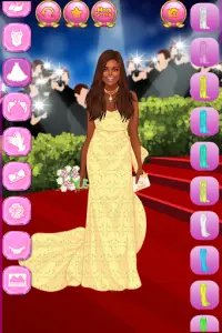 Alfombra Roja - Vestir Chicas juego Screen Shot 2