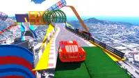Superheroes Hill Dash Car Stunt: Cheeky Drift Game Screen Shot 5