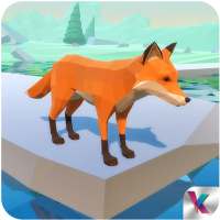 fox simulator fantasy jungle: famiglia di animali