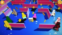 Caras Caindo do labirinto: jogo de corrida Screen Shot 1