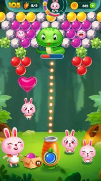 Bubble Bunny: Animal Forest Shooter Screen Shot 5