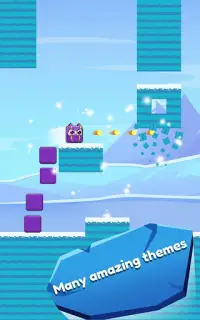 Cat Jumping: Kitten Up, Square Cat Run, Kitten Run Screen Shot 1