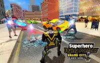 Superhero Flying Panther Grand City Crime Battle Screen Shot 13