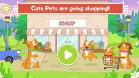 Cats Pets: Store Shopping Games For Boys And Girls Screen Shot 0
