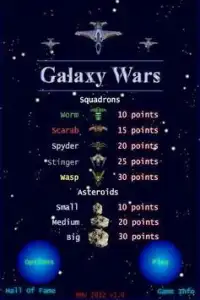 Galaxy Wars Screen Shot 0