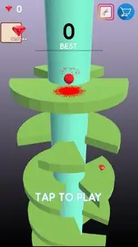 Helix Spiral Jump Challenge Screen Shot 1