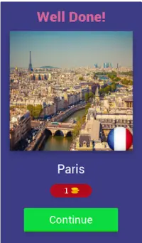 Capital cities of the world: Knowledge quiz Screen Shot 1