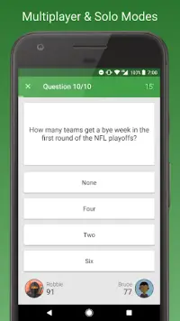 Sports Fan Quiz - NFL, NBA, MLB, NHL, FIFA,   Screen Shot 0