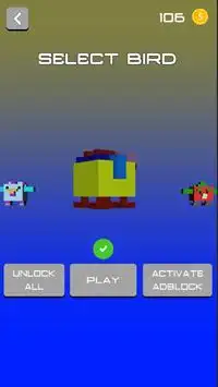 Flappy Up : Classic Infinite 3d Bird Reborn Game Screen Shot 1
