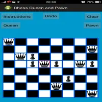 Chess Queen and Pawn Problem Screen Shot 6