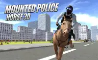 Caballo de policía montado 3D Screen Shot 3