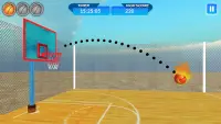 Lanzamiento de baloncesto: golpe de clavada Screen Shot 4
