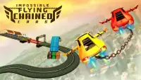 Impossible Flying Chained Car Games Screen Shot 0