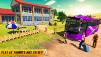 City Coach Bus Driving Games Screen Shot 1