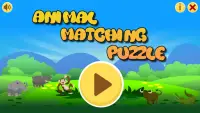 Animal Matching Puzzle Game Screen Shot 0