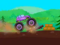 몬스터 트럭: 키즈를 위한 레이싱 게임 Screen Shot 0