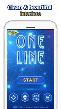 One Line Deluxe VIP - one touch drawing puzzle Screen Shot 0