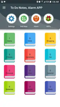 To Do List Notes Alarm Color Reminder Note Notepad Screen Shot 1