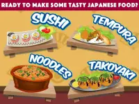 Japanese Food Maker Food Games Screen Shot 0