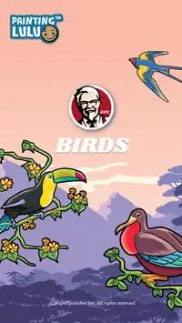 Painting Lulu Birds KFC Screen Shot 0