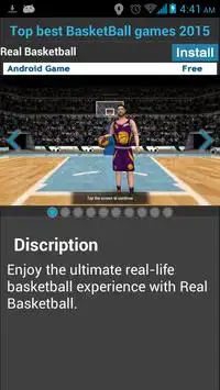 Top best Basketball games 2015 Screen Shot 0