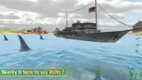 Vida do Grande Tubarão Branco: Simulação Megalodon Screen Shot 5