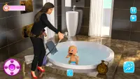 Беременная мама: Симулятор виртуальной мамы Screen Shot 1