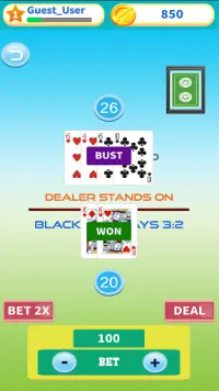 Blackjack21 - Casino Card Game | Free Screen Shot 2