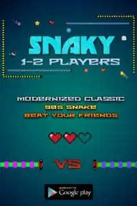 Snaky vs Snake Multiplayer Screen Shot 0