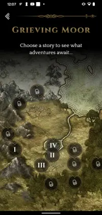 Mythion Adventures - Gamebook, Text Adventure Screen Shot 1