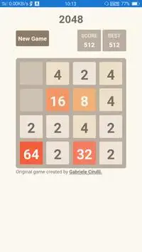 2048 Game Screen Shot 3