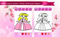 Princess coloring pages Screen Shot 2