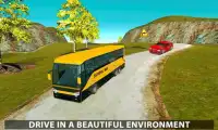 High School Bus Games 2018: Extreme Off-road Trip Screen Shot 1