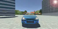 Skyline Drift Simulator:Carros Corrida 3D-Cidade Screen Shot 1