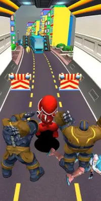 Amazing Super Heroes Running - Screen Shot 1