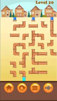 Connect Pipes Puzzle Game Screen Shot 4