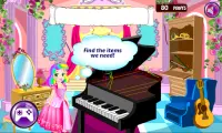 الأميرة البيانو لعبة الدرس Screen Shot 3
