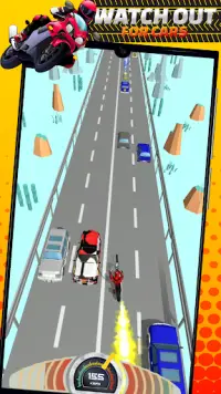 Cartoon Bike Race Game 🏍: Moto Racing Motu Game Screen Shot 15
