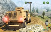 Offroad Tentara Transporter Truk Sopir Permainan Screen Shot 14