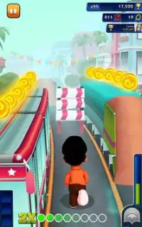 Bheem Run Adventure Dash 3D - Little Boy Run Game Screen Shot 3