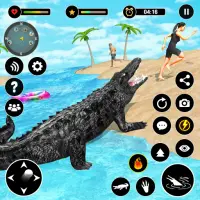 Animal Crocodile Attack Sim Screen Shot 24