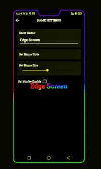BorderLight - Edge Live Wallpaper Screen Shot 0