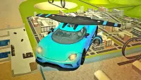 Flying Sport Car Simulator2016 Screen Shot 5