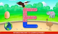 alfabetten traceren en leren - abc schrijven Screen Shot 6